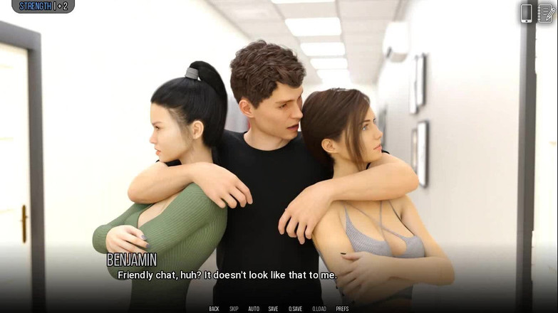 Dirty GamesXxX: Universitas masalah: satu pria dan sekelompok gadis kampus ep 40