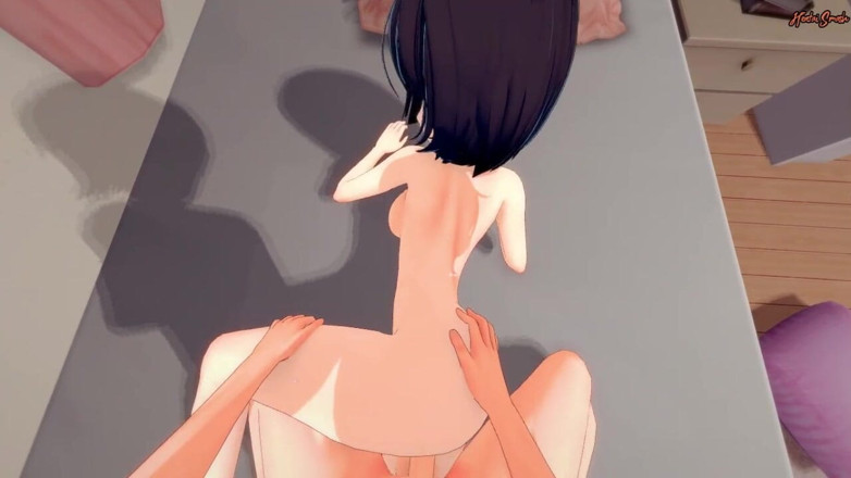 Hentai Smash: Kanade Sakura fucked from your POV. Castle town Hentai.