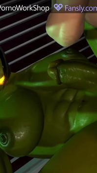 Succubus futanari tiene sexo anal y eyacula dentro