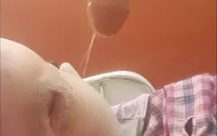 Anale sciatto con il mio grande giocattolo preferito