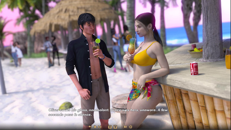 Johannes Gaming: Darker 9 Two BBW 私にビーチで彼らのペニスを吸わせた