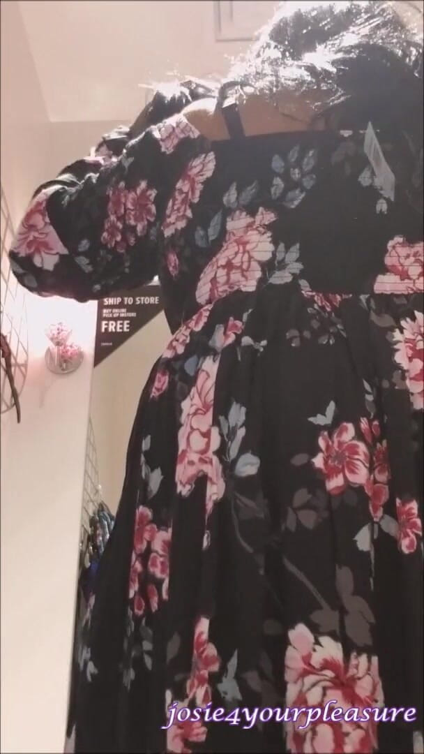 Josie4yourpleasure: BBW Torrid Fitting Room Masturbation HD