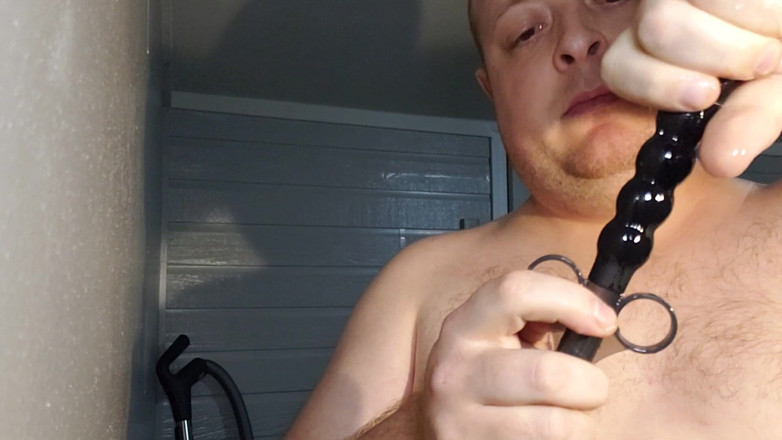 Charlieboy69: Wstrzyknąć masę smaru do gardła i głębokie gardło 8-calowy Dildo King...