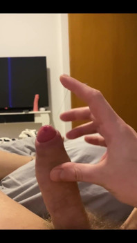 Playing with That String of Cum