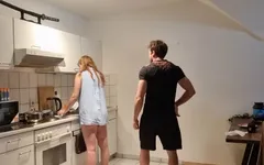 Stepsister Gets Fucked Secretly and Almost Got Caught