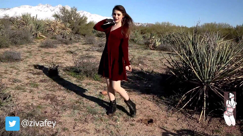 Ziva Fey: Ziva modeling at Four Peaks