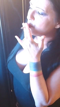 Watching Out of the Window Smoking