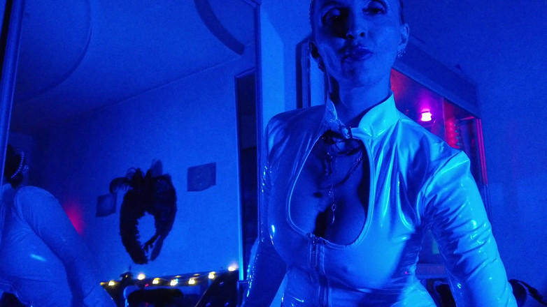 Eva Latexxx: Bohyně Eva Latex Domina Femdom Sólo fetiš hračky šukají BDSM podpatky...