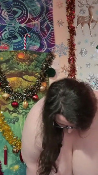SSBBW 스트립 크리스마스에 애타게