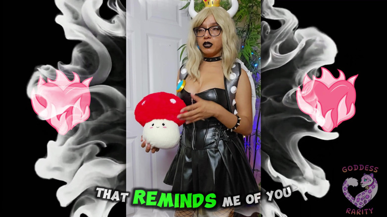 Goddess Rarity: La déesse Rarity se déshabille pour vous pendant que Bowsette