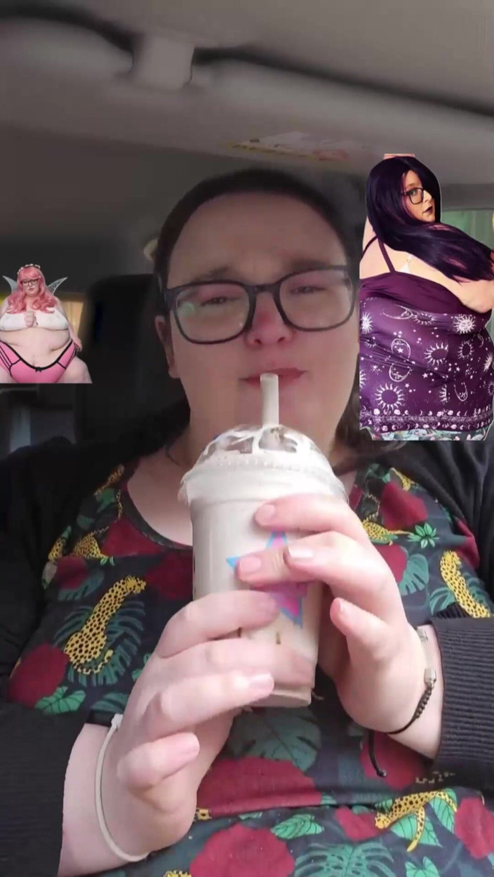 SSBBWLadyBrads: SSBBW Indulges in a Tasty Treat