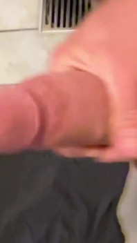 Tim Blesh Cumshot in the Bathroom on a T-shirt