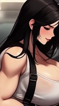 Tifa Searches for Dick on the Train