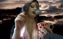 Goddess Misha Goldy: Evil Giantess - vampira fará um pouco mais de buracos em...