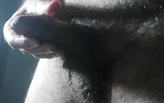 Handjob and Open, Hairy Ass Close-up