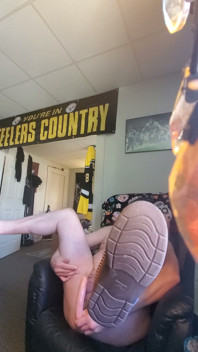 Lee Przybylowicz Hiding His Pathetic Little Sissy Clitty Behind a Water Bottle