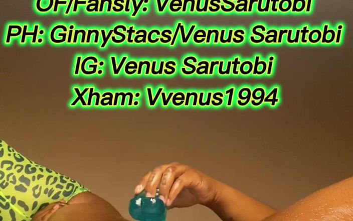 VVenus1994: 黑色胖美女在猎豹印花大腿高潮喷传教士