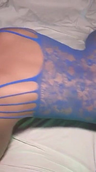 Busty Anastasia in Blue Lingerie Gets Fucked by Strangers