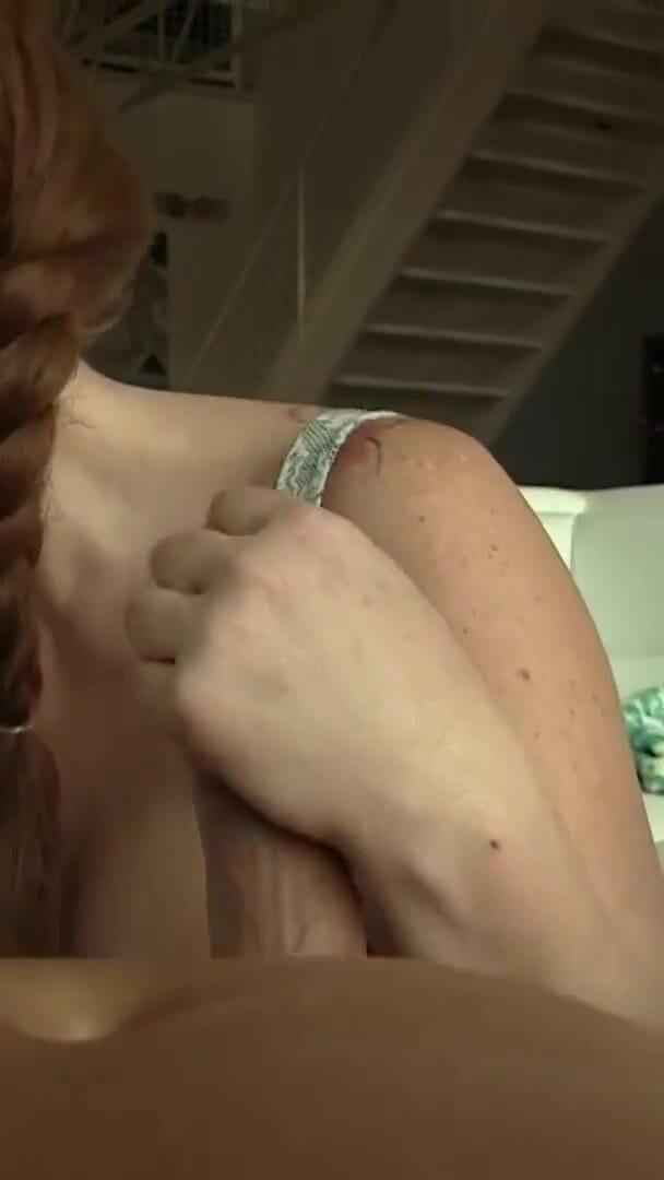Curvy redhead jerks you off (Pure Media Enterprises)