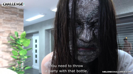 Melone Challenge: Halloween monster Wendy Moon made dudes cock hard