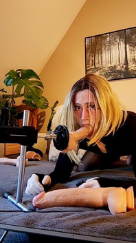 Sissy Elvi Lynx Hardcore Anal Sex Machine Intense Fuck