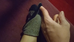 Carmen40: Beautiful White Legs From Which I Take off My Socks