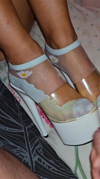 MILF Fuck in White Socks and Heels