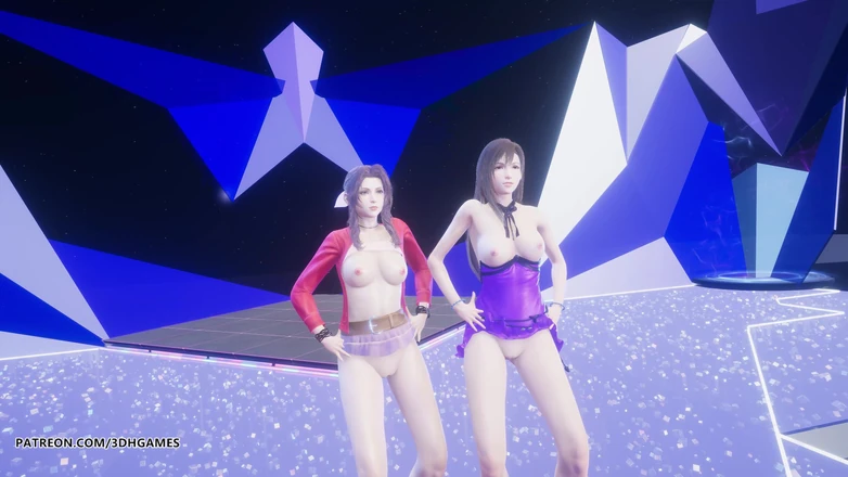3D-Hentai Games: [MMD] TAEYEON - INVU Aerith Tifa Lockhart hot striptease final fantasy...