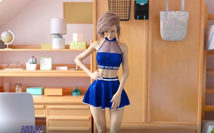 Miss Kitty 2K: University of Problems 49 - the Revealing Cheerleader Uniform by Misskitty2k