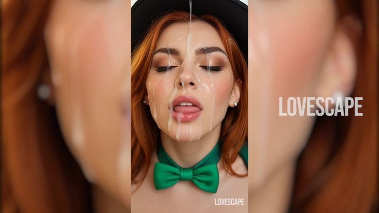 Lovescape: Busty Babe Douses Cleavage in Stout - Pub Orgy (ai Gen)