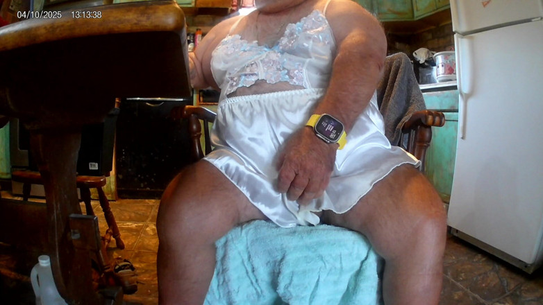 Mark Fletcher: Mark Fletcher Watching a JOI Vid Cumming Wearing More Lingerie