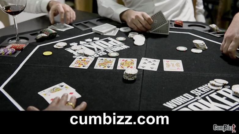 Cumbizz: Poker facial my wife got gangbanged