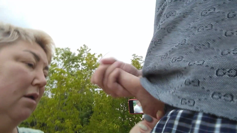 Zona901: Jerking off and sucking my cock on the street