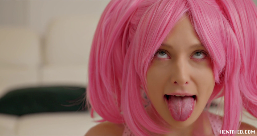 Hentaied: Skutečný život hentai - Uvnitř kundičky ahegao bukkake