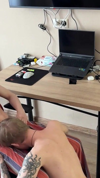 Saw a Friend's Big Dick Couldn't Oppose and Gave Him a Deep Throat Blowjob Part 1