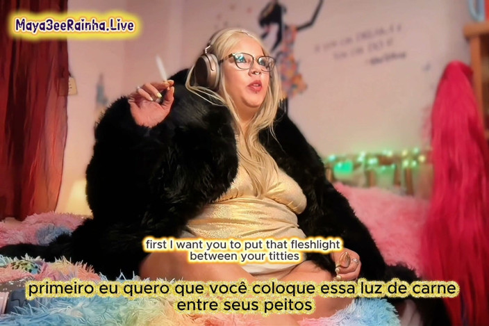 Goddess Maya3ee Rainha: Una bollente istruzioni per sborrare con una miLF brasiliana bbw...