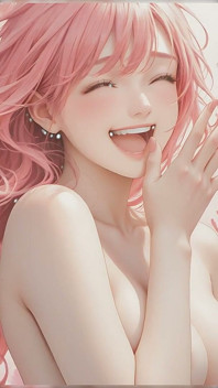 Joyful Nude Laughing in Sunny Splashes