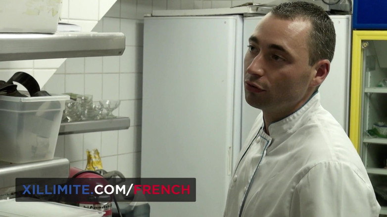 French girls at work: Sexo anal na cozinha com Anna Polina