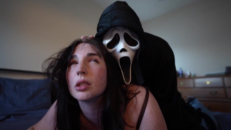 Steve Rickz: BBW med enorm röv knullas hårt &amp;grovt av Ghostface - Paige Steele,...