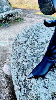 Boot Worship in a Park