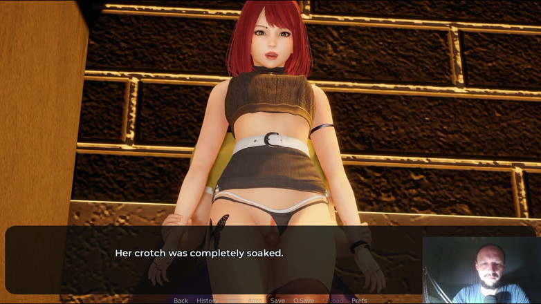 Sex game gamer: Pocieranie mojego penisa o cipkę w zaułku