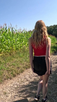 Cheap Teen Slut Gets Fuck and Facial in Cornfield