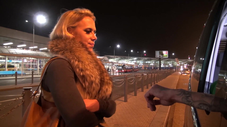 Take Van: Big titty Milf airport pick up and fuck