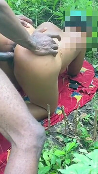 Bush knullar i doggystyle någonstans i Afrika