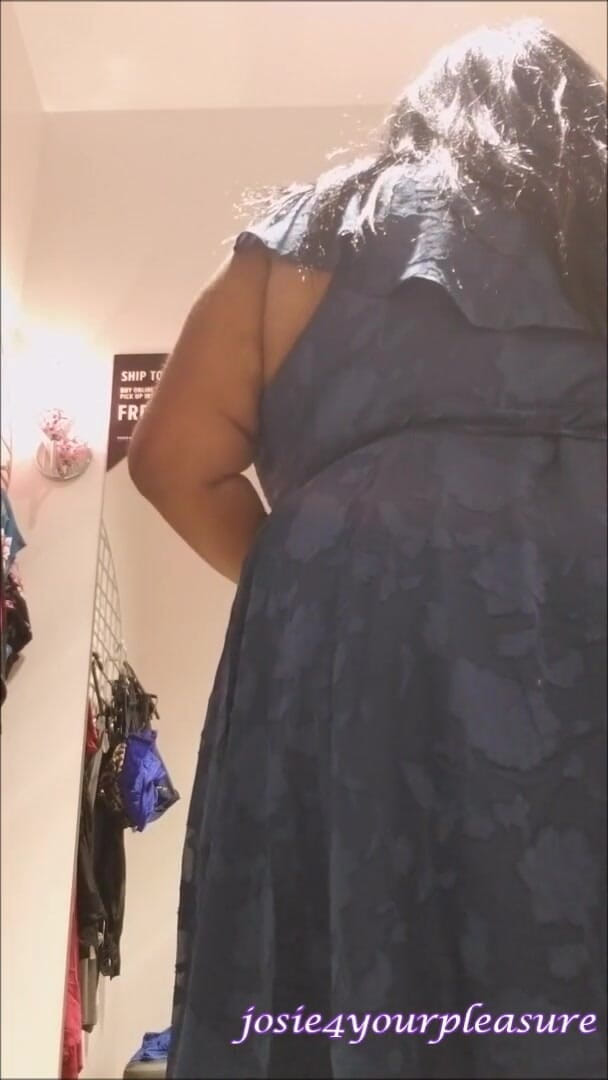 Josie4yourpleasure: BBW Torrid Fitting Room Masturbation HD