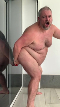 Riding a Big Dildo with My Fat Ass