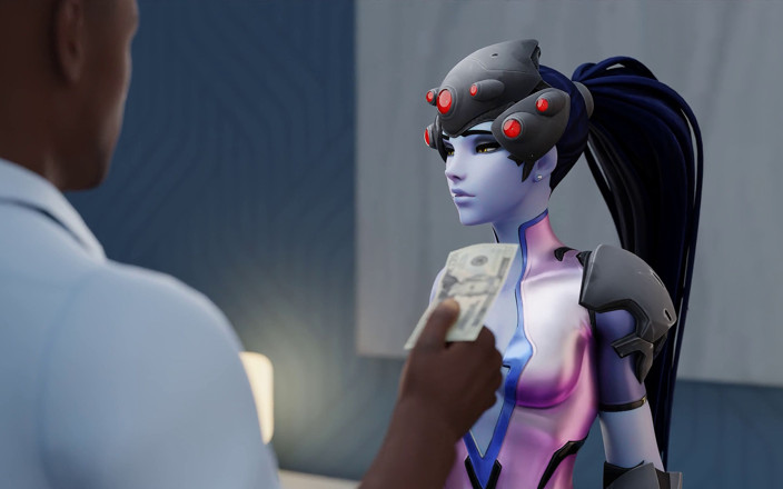 Orlikx: Slut Widowmaker Sells Tight Anal for Cash BBC