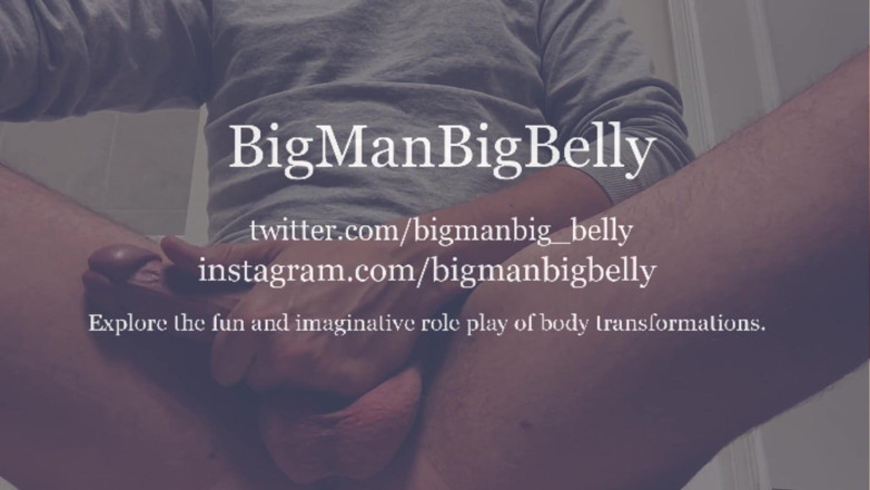 BigManBigBelly: Un bărbat feminin geme și plânge