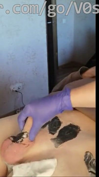 #205(3) Male Waxing. the Final Cum