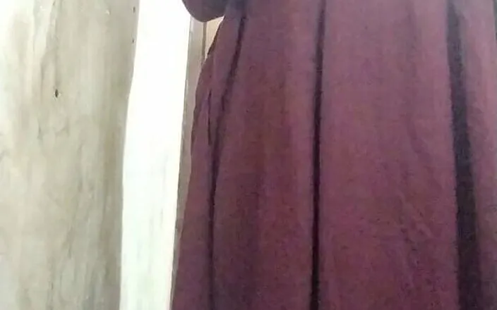Riyathakur: Indian Desi girl bathing after college and fingering in anal